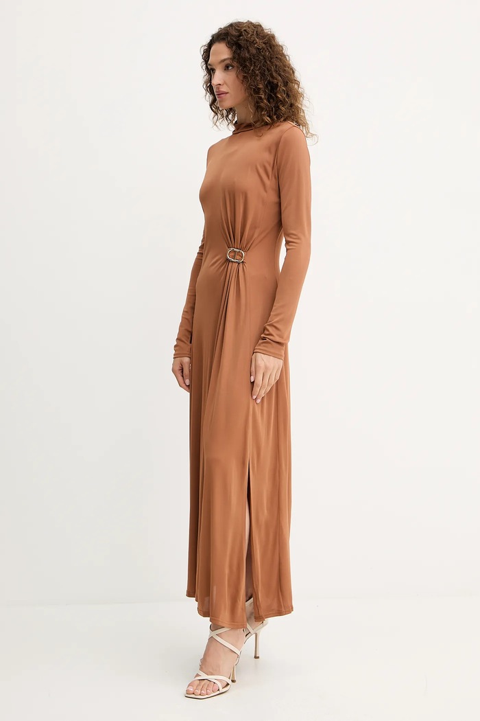 Šaty Twinset 252TP2024 hnedá AW25