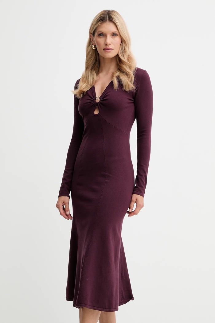Φόρεμα Twinset 252TP3140 μπορντό AW25