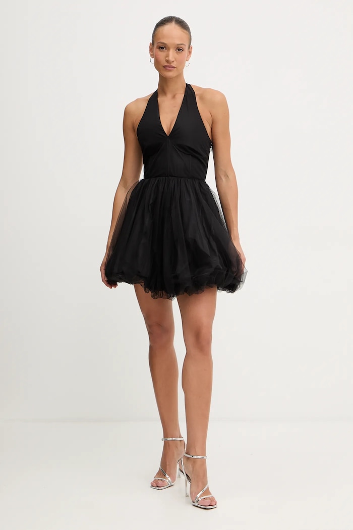 Obleka Twinset 252TT2283 črna AW25