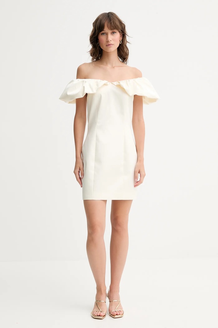 Rotate Rochie 114205857 bej AW25