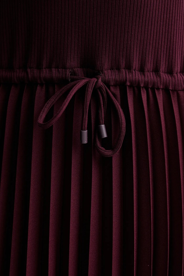 Haljina Tommy Hilfiger WW0WW46138 bordo