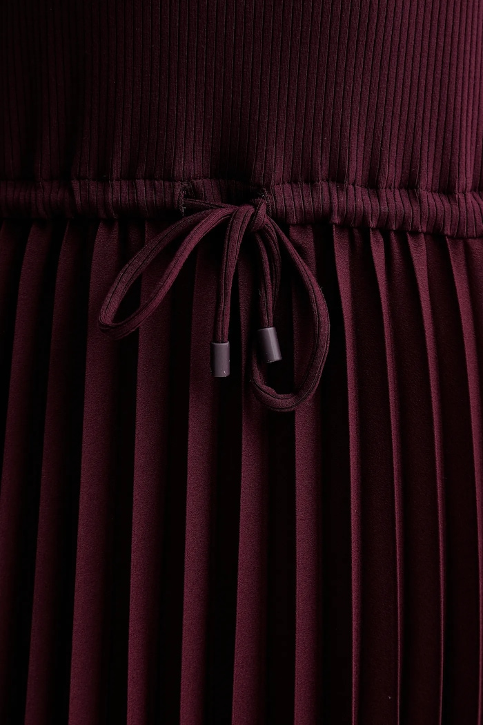 Haljina Tommy Hilfiger WW0WW46138 bordo