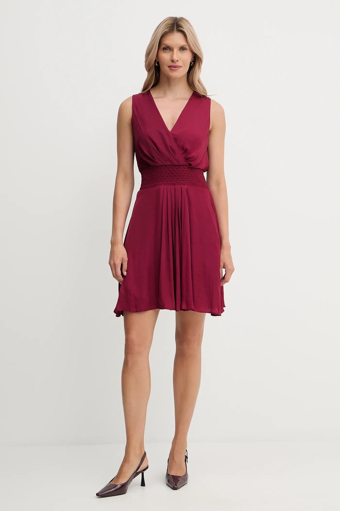 Šaty Morgan RANAKA burgundské AW25