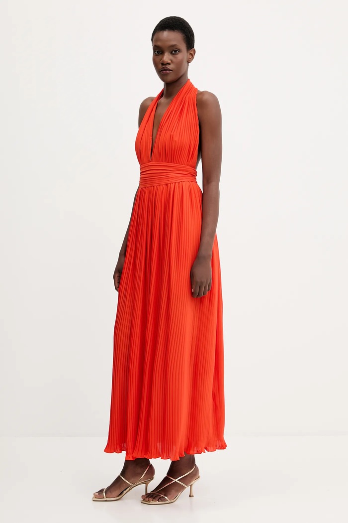 Šaty Bardot 60031DB oranžová AW25