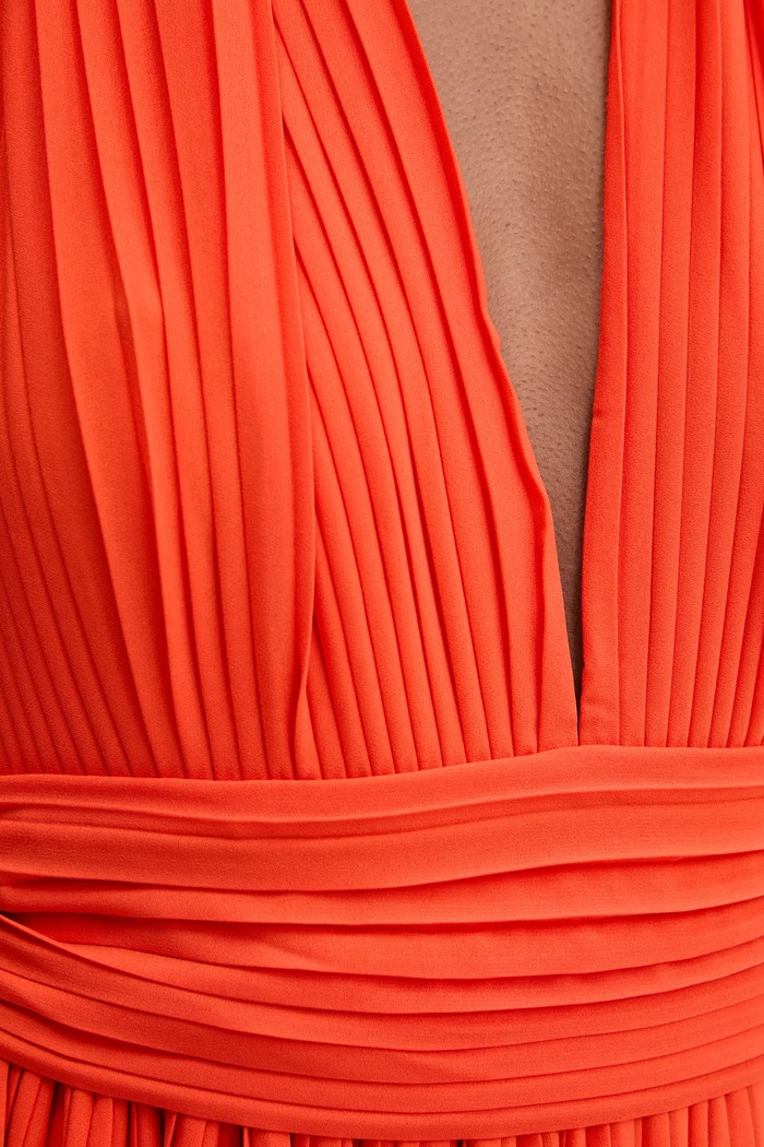 Šaty Bardot 60031DB oranžová