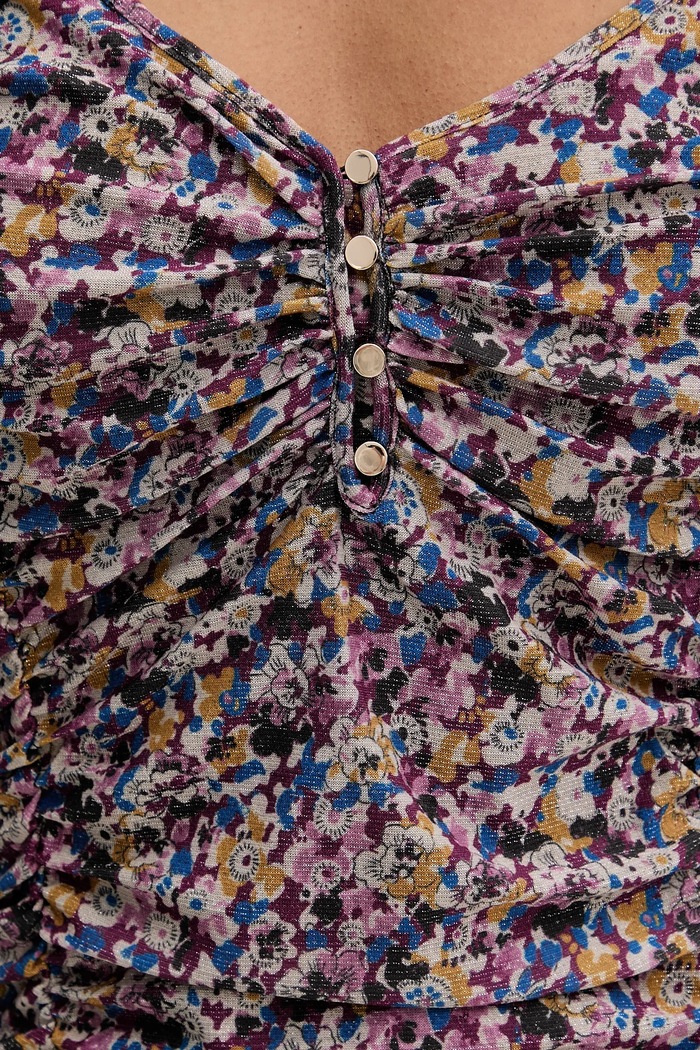 Liu Jo rochie MF5080.J3821 burgundia