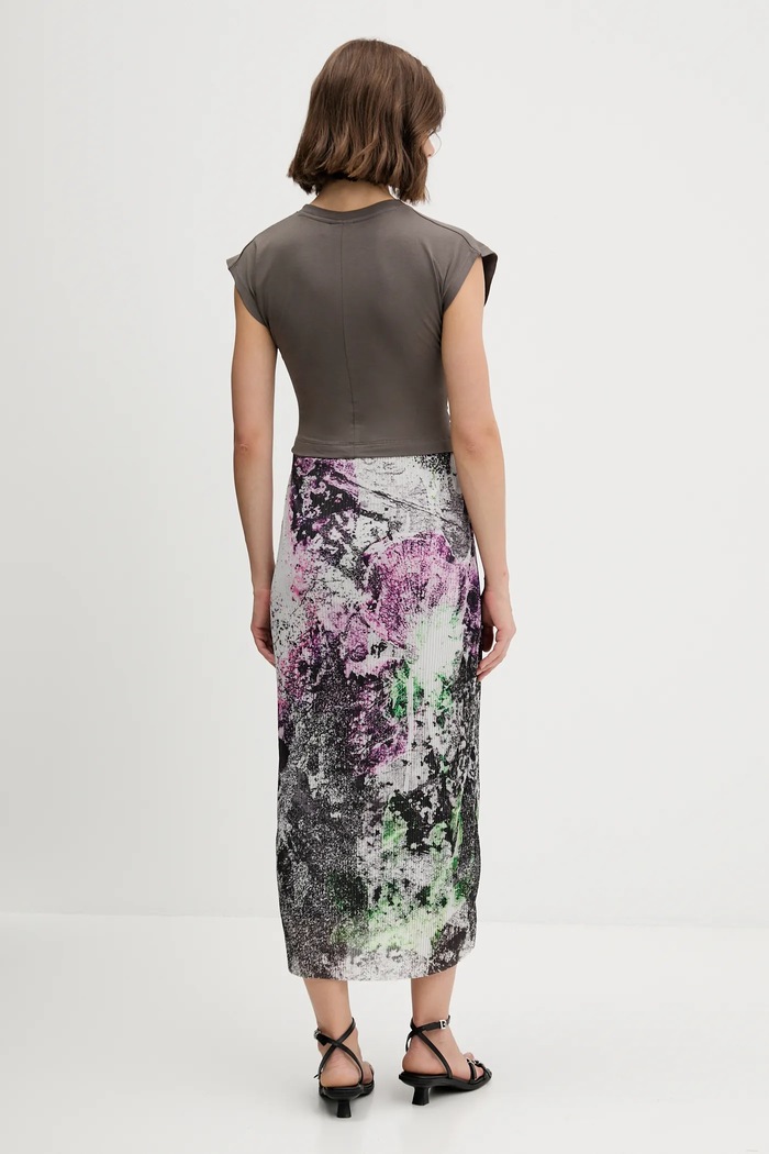 Šaty Desigual WALLS LACROIX 25WWVK05 sivá AW25