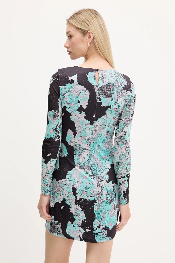 Ρούχα Φόρεμα Desigual WALL LACROIX 25WWVK09 μαύρο