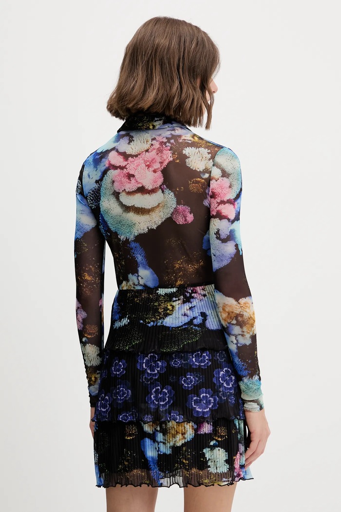 Oblečenie Šaty Desigual CORAL LACROIX 25WWVK10 čierna