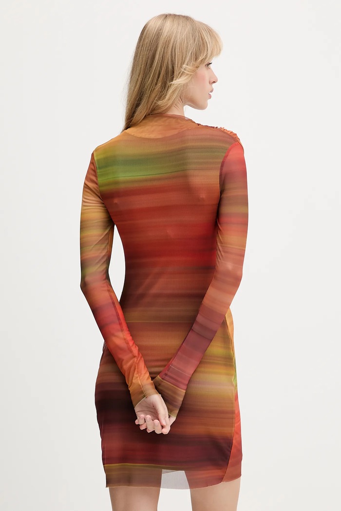 Îmbrăcăminte Desigual rochie DANTE 25WWVK21 portocaliu