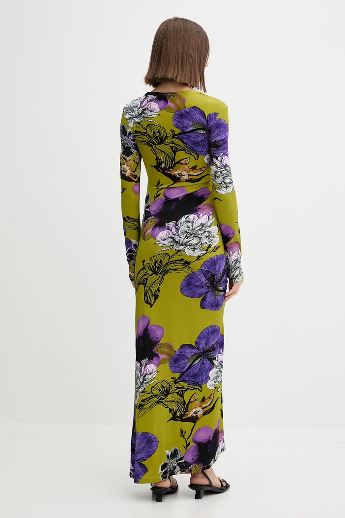 Oblečenie Šaty Desigual NECKLINE LA 25WWVK37 zelená