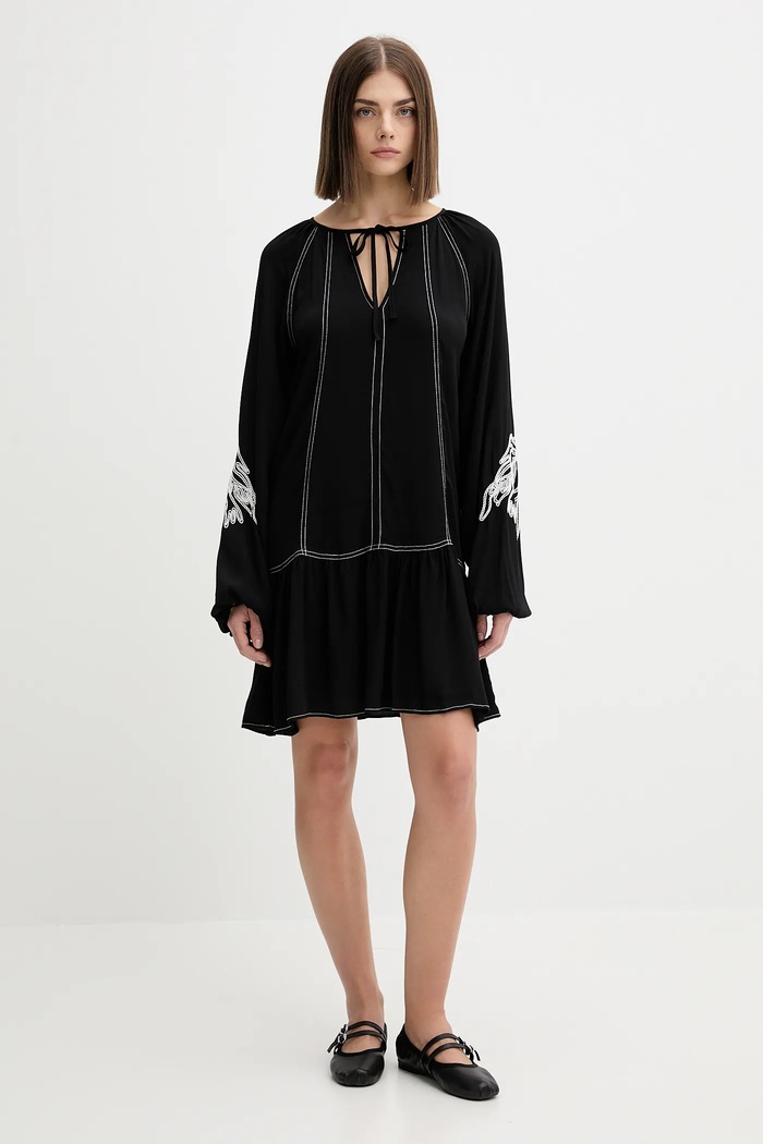 Сукня Desigual SILVIANEGRO 25WWVW19 чорний AW25