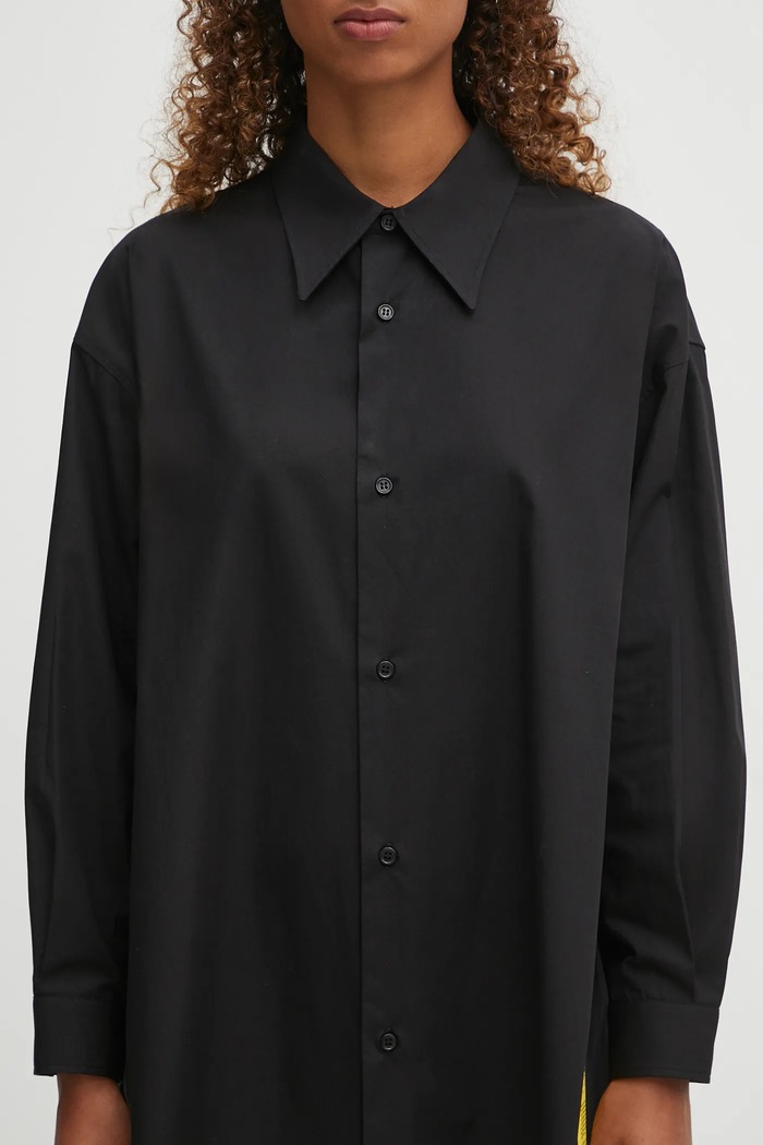 MM6 Maison Margiela cotton dress black S52CT0793.M35480.900