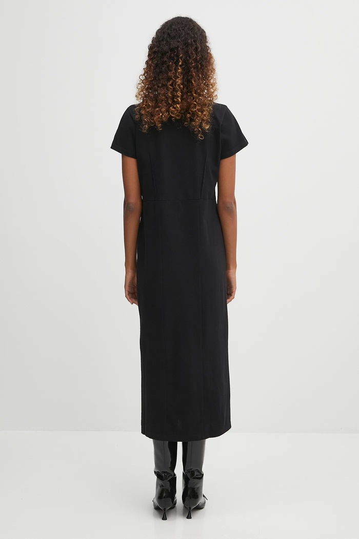 Clothing MM6 Maison Margiela cotton dress S52DD0068.M20050.900 black