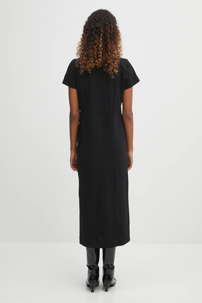 Clothing MM6 Maison Margiela cotton dress S52DD0068.M20050.900 black