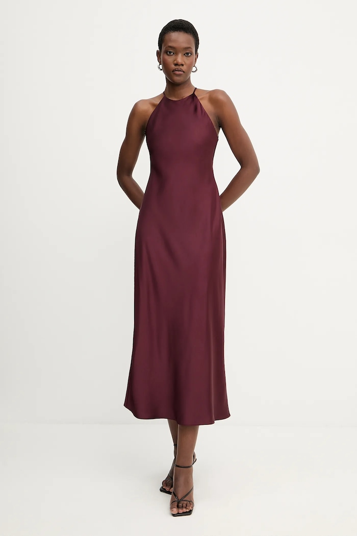 Marella vestito 2523226091200 granata AW25
