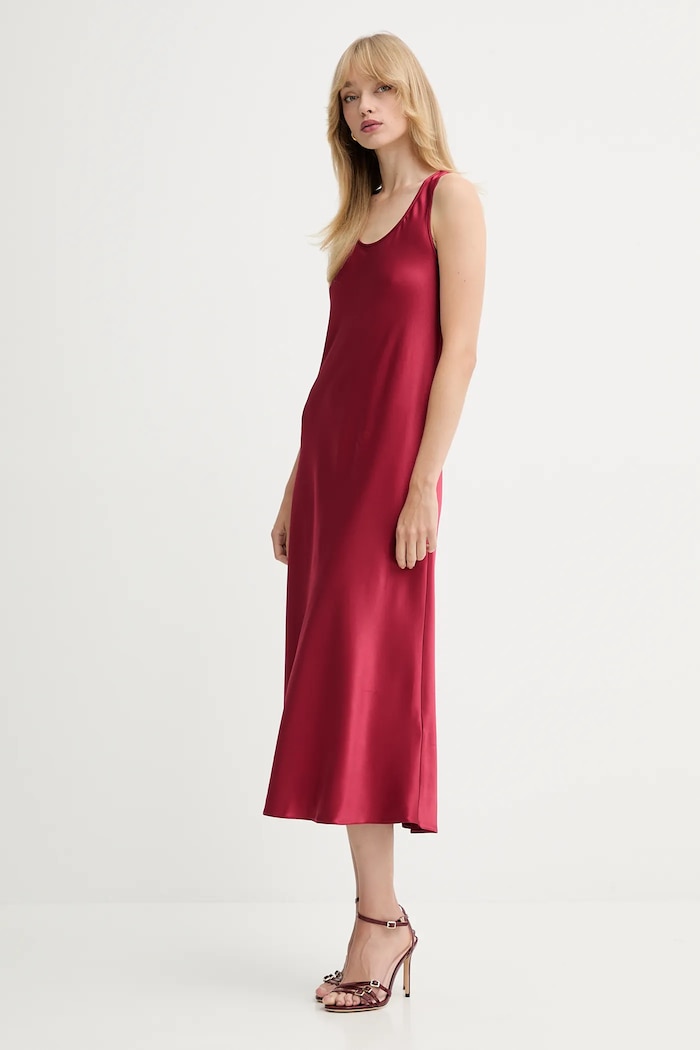Φόρεμα Marella Emme by Marella 2525226021200 μπορντό AW25