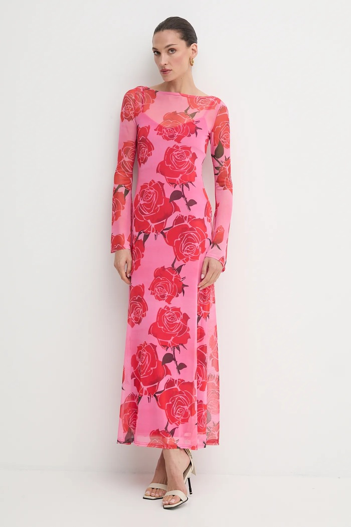 Рокля Never Fully Dressed NFDDR2830 розов AW25