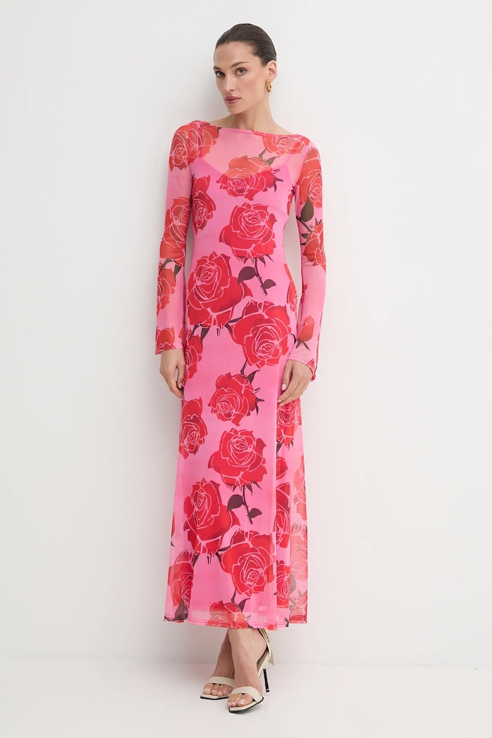 Рокля Never Fully Dressed NFDDR2830 розов AW25
