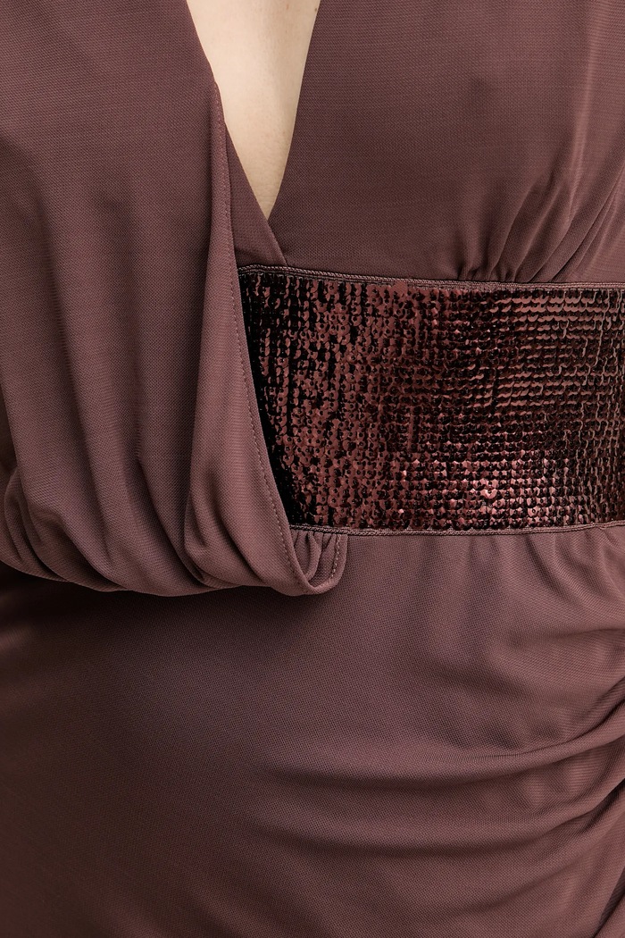 Рокля Herve Leger Lucille SEJ8524861 кафяв