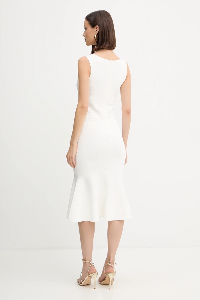 Ρούχα Φόρεμα Herve Leger Camille DSP8535748 λευκό