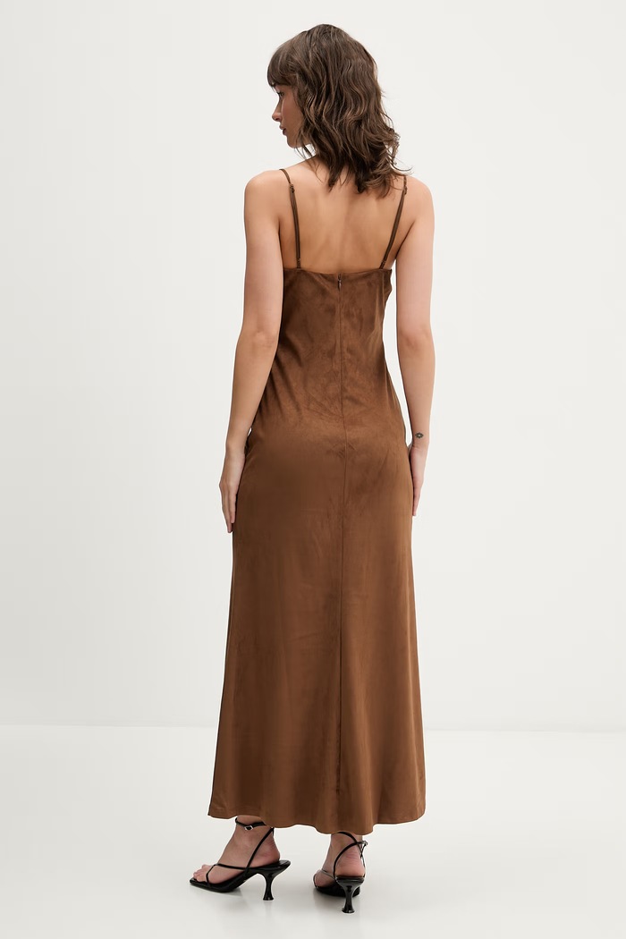 Ρούχα Φόρεμα Bardot 59194DB3 καφέ