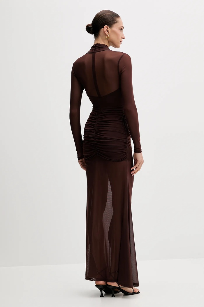 Сукня Bardot 59987DB коричневий AW25
