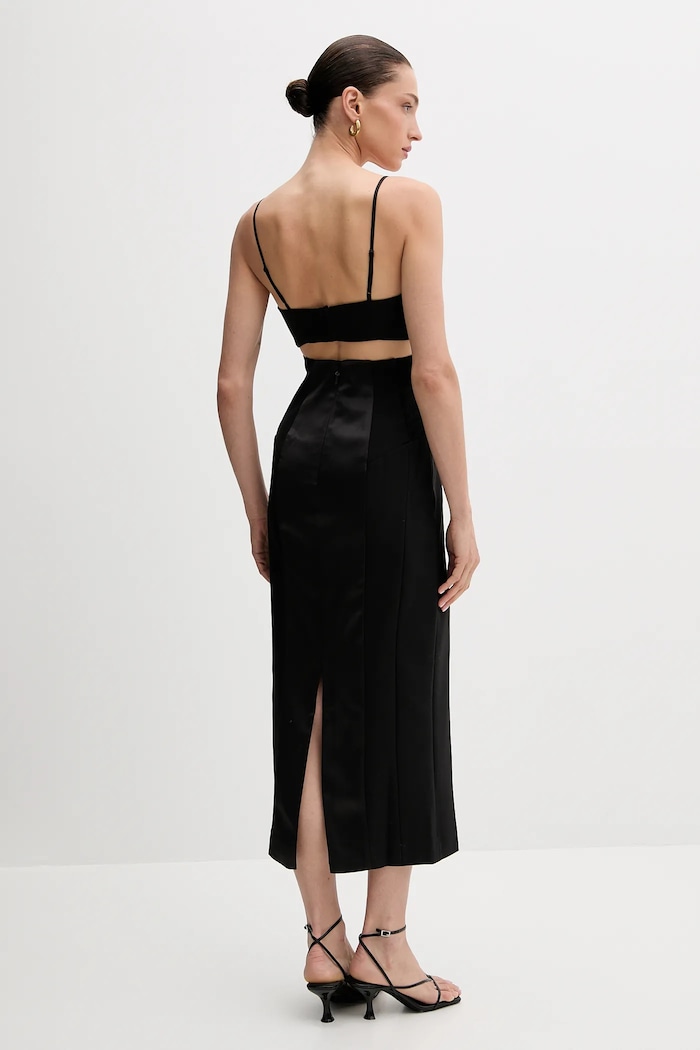 Рокля Bardot 60025DB черен AW25