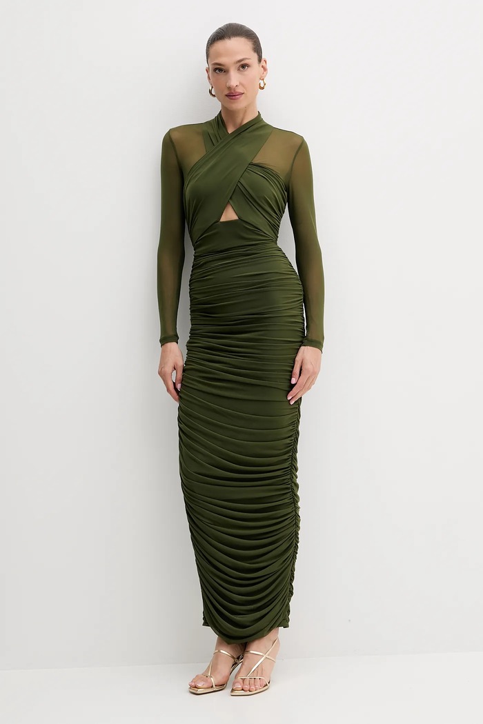 Îmbrăcăminte Bardot rochie 60119DB verde