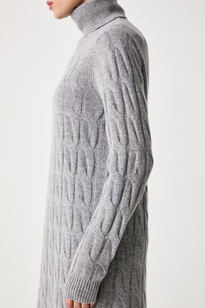 Vestito in lana Tommy Hilfiger WW0WW46429 grigio