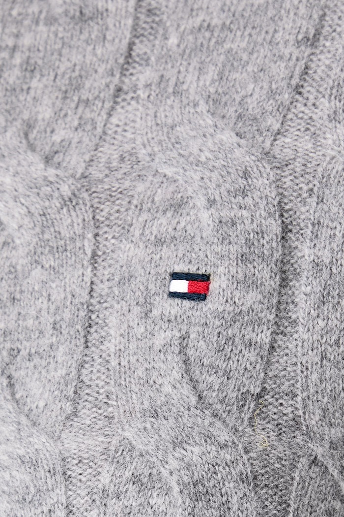 Vestito in lana Tommy Hilfiger grigio WW0WW46429