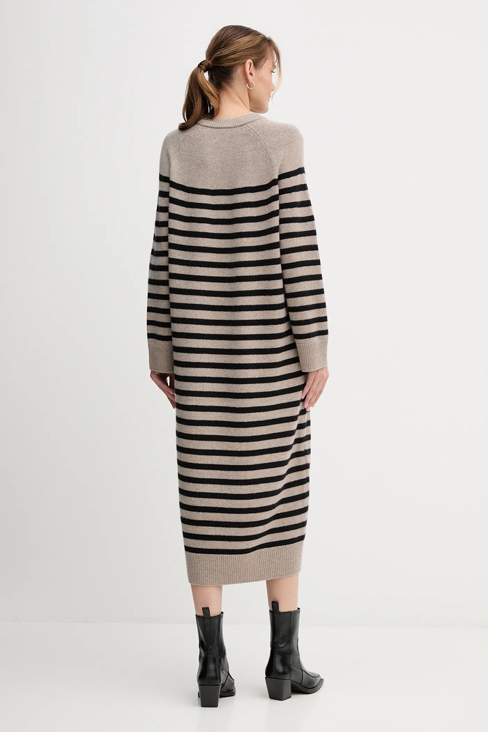 Oblečenie Vlnené šaty Tommy Hilfiger WW0WW46761 béžová