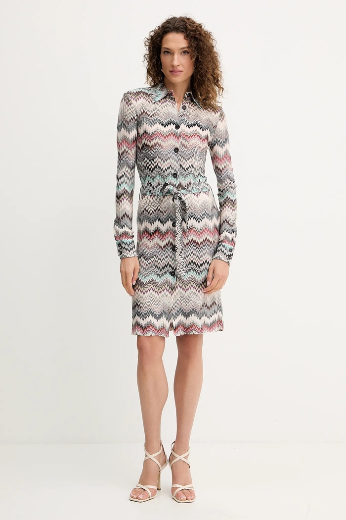 Obleka Missoni DS25WG09.BR012G črna AW25