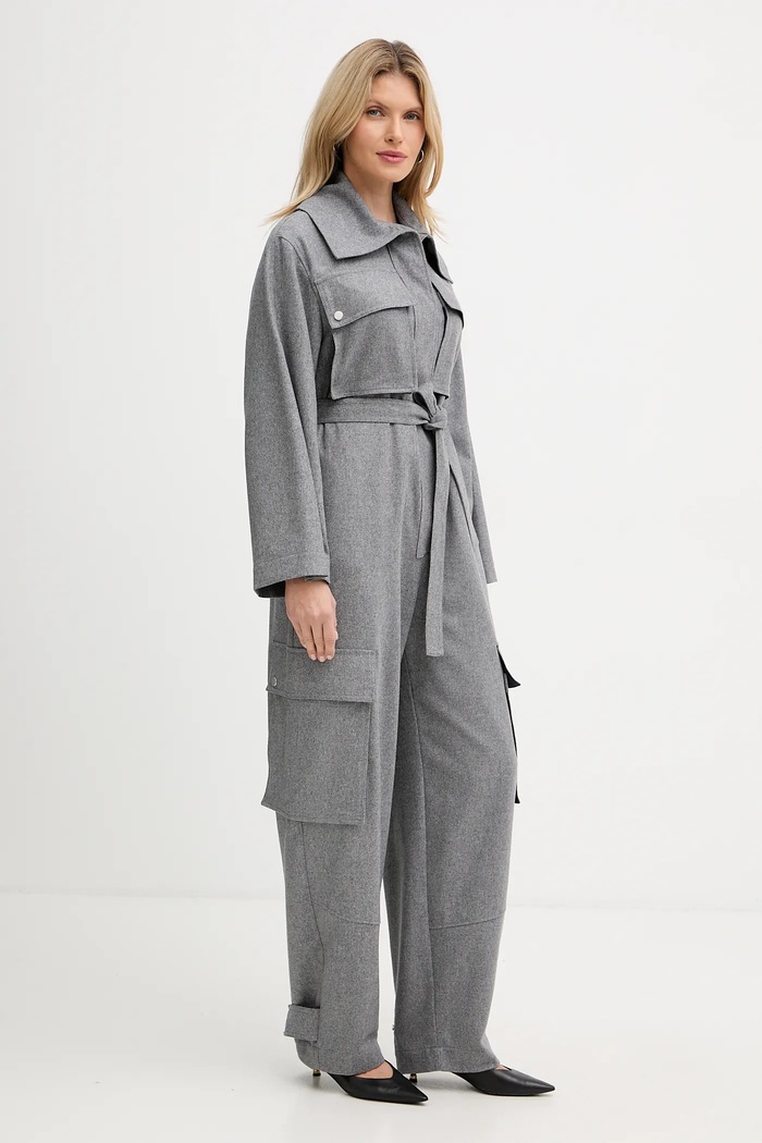 Гащеризон с вълна BOSS Daspira 50548121 сив AW25