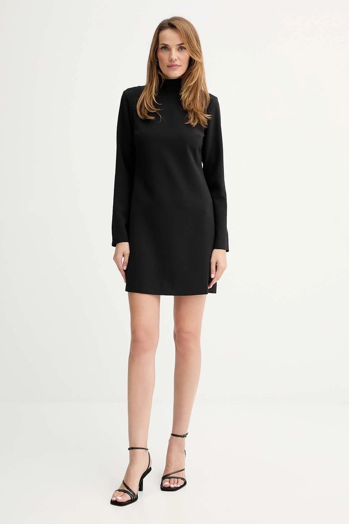 Calvin Klein sukienka LV044D038G czarny AW25