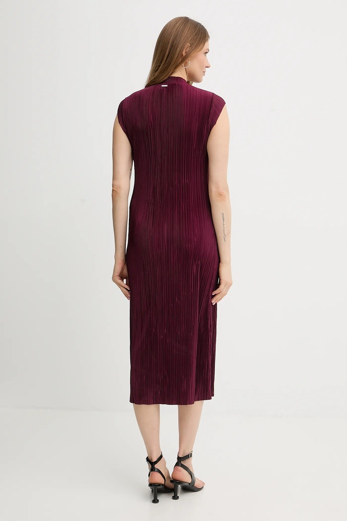 Ρούχα Φόρεμα Calvin Klein LV044E219G μπορντό