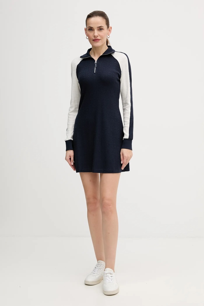 Šaty Calvin Klein Jeans LV047D216G tmavomodrá AW25