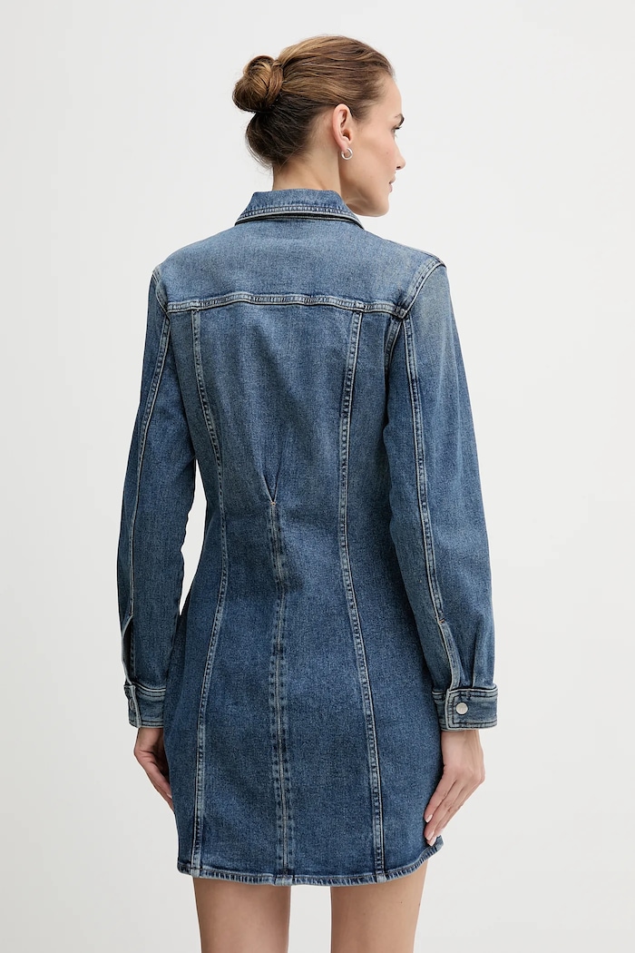 Ruházat Calvin Klein Jeans farmerruha LV047D774G kék