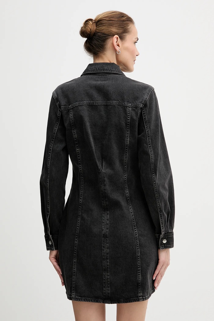 Oblečenie Rifľové šaty Calvin Klein Jeans LV047D775G čierna