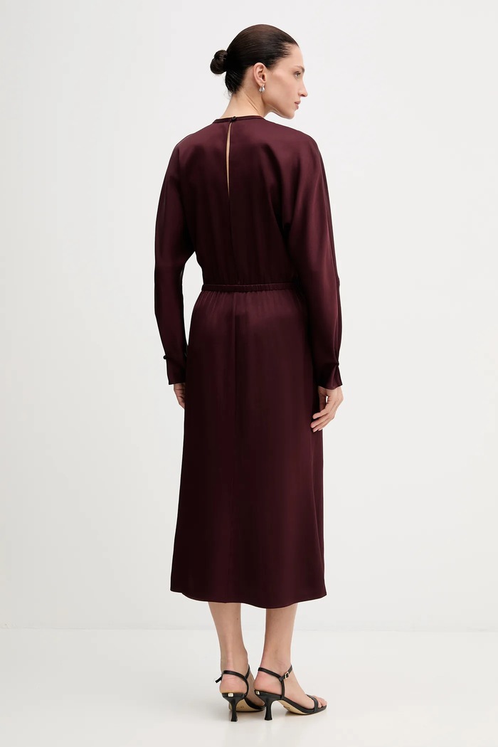 Filippa K sukienka 31947.FK bordowy AW25