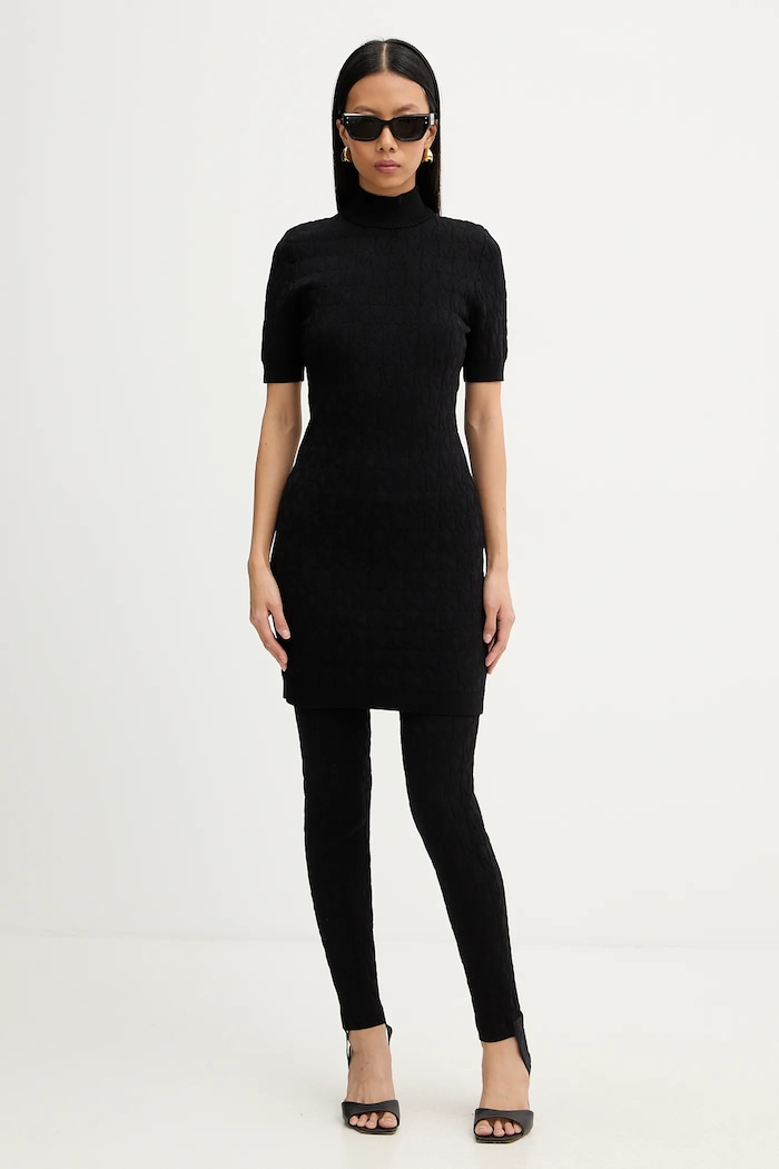 MICHAEL Michael Kors sukienka MF58393JWV czarny AW25