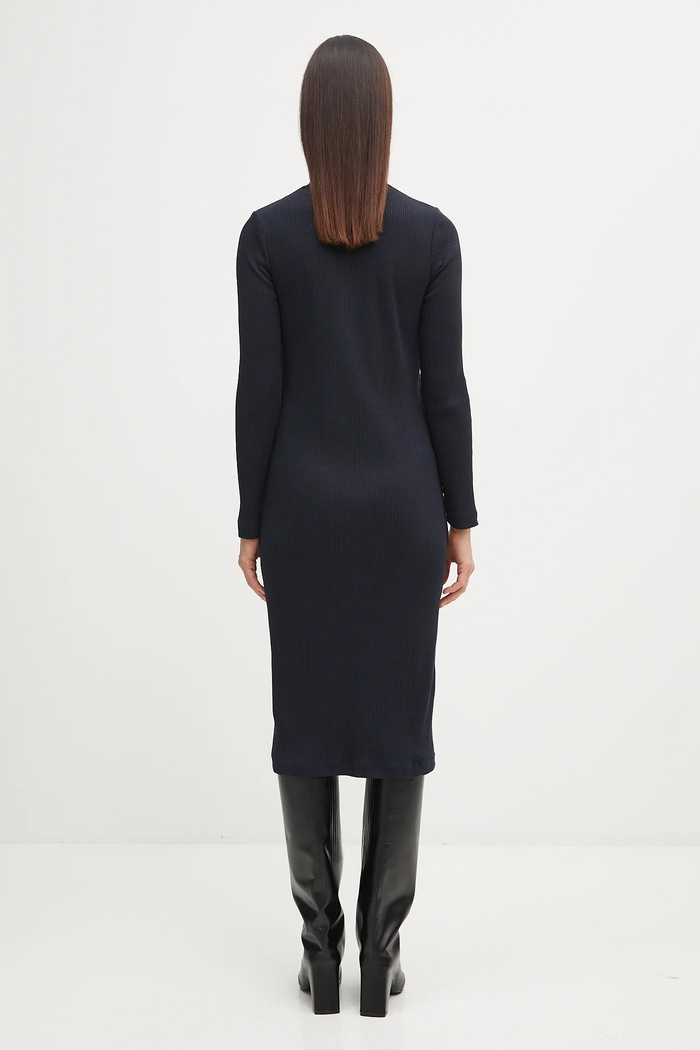 Odzież Fred Perry sukienka D1179 granatowy