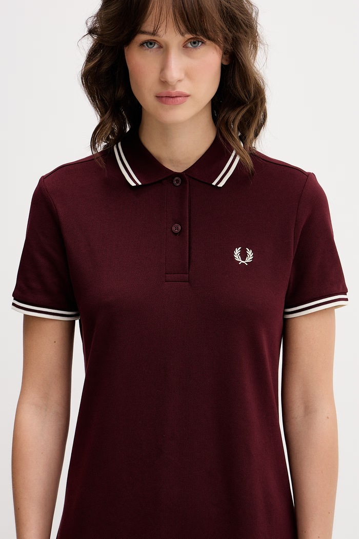 Платье Fred Perry бордо D3600