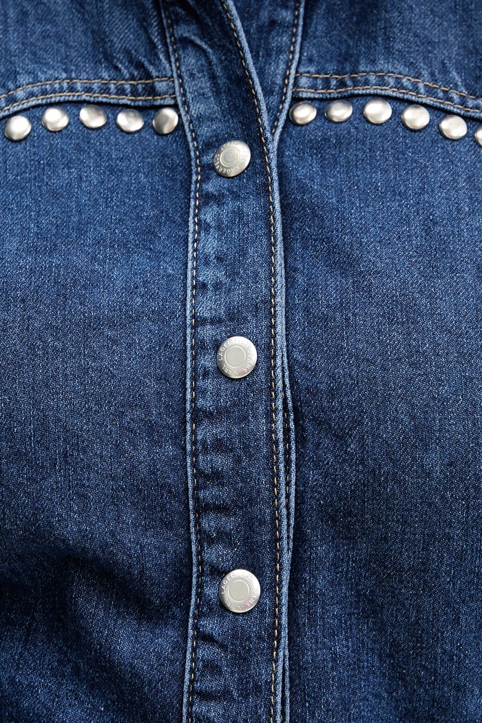 Karl Lagerfeld Jeans sukienka jeansowa A4W13002 granatowy