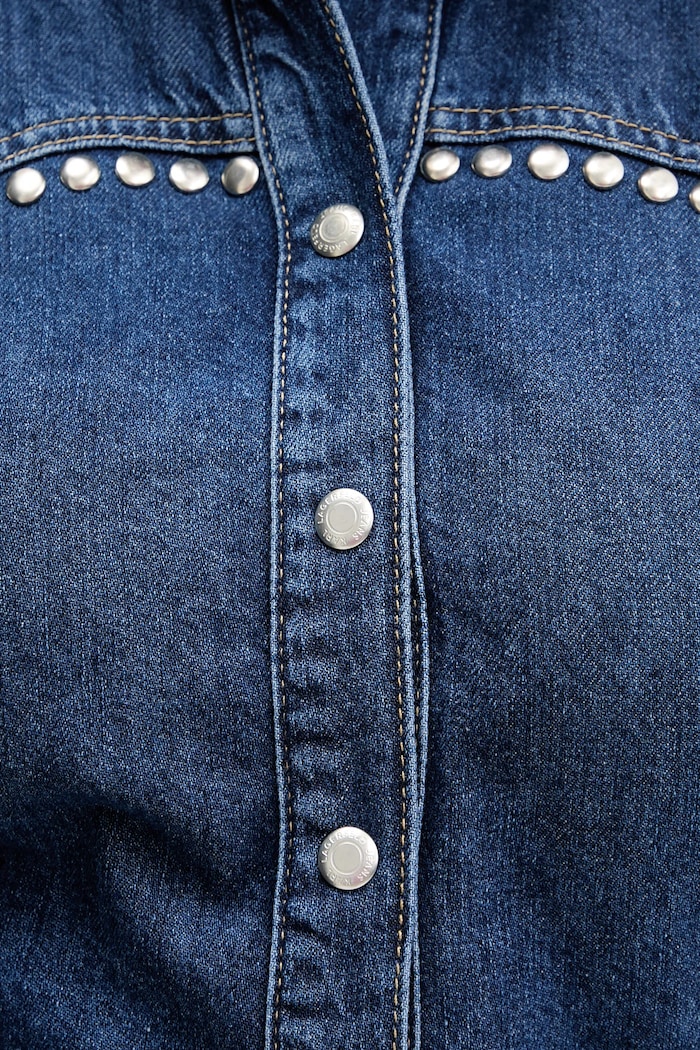 Karl Lagerfeld Jeans sukienka jeansowa A4W13002 granatowy