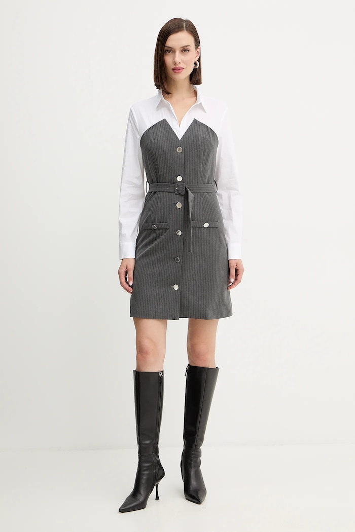 Morgan sukienka ROIMI1 szary AW25