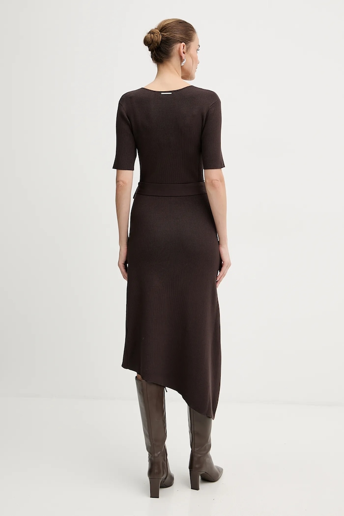 Îmbrăcăminte Karl Lagerfeld rochie A4W13026 maro