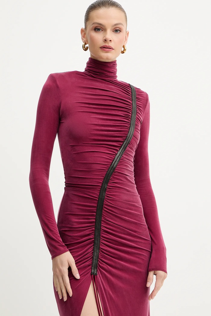 Elisabetta Franchi vestito granata ABR0957E2