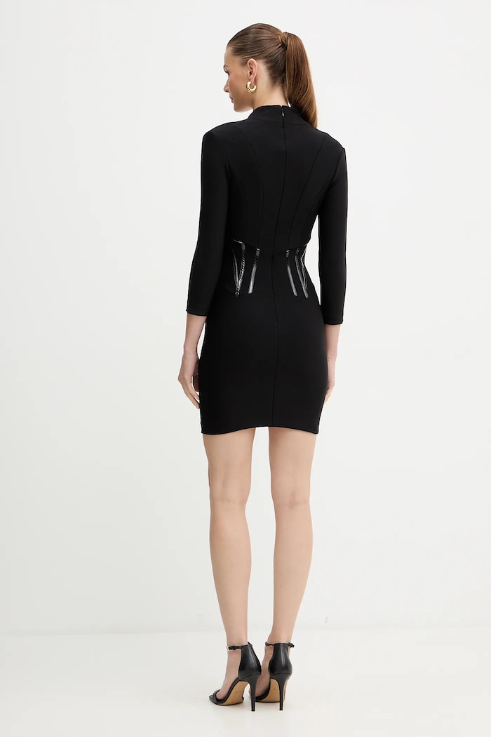 Ρούχα Φόρεμα Elisabetta Franchi AB79757E2 μαύρο