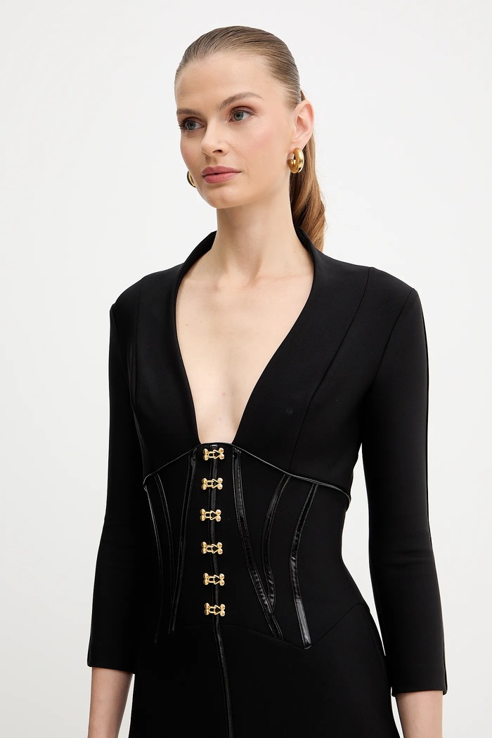 Φόρεμα Elisabetta Franchi μαύρο AB79757E2